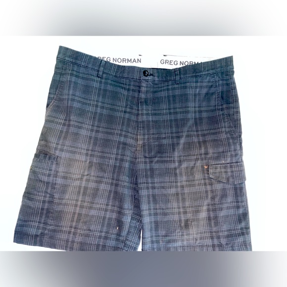 GUC Mens Greg Norman Cargo Golf Shorts Size 38 - Picture 1 of 7